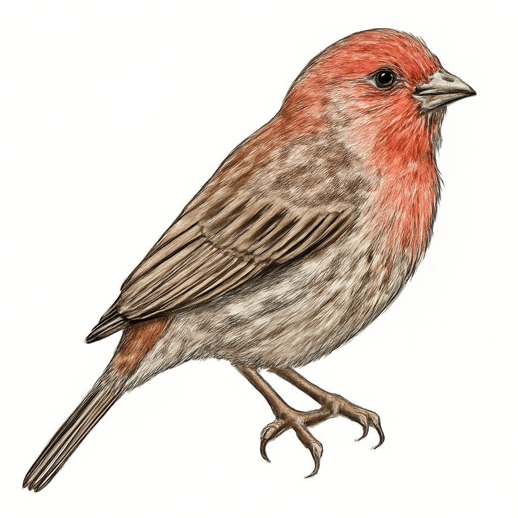 Illustration de Roselin familier