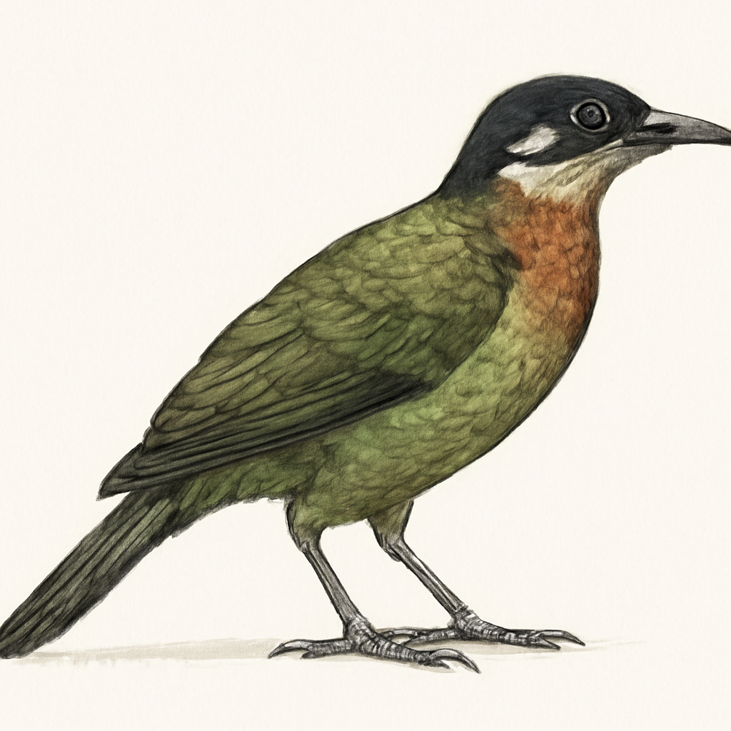 Illustration von Sumatrakuckuck