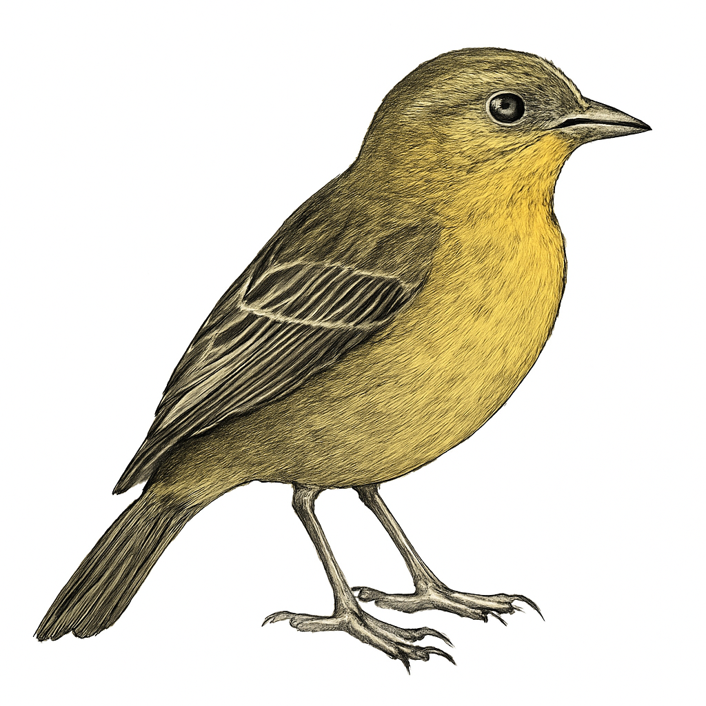 Illustration von Pirolgimpel