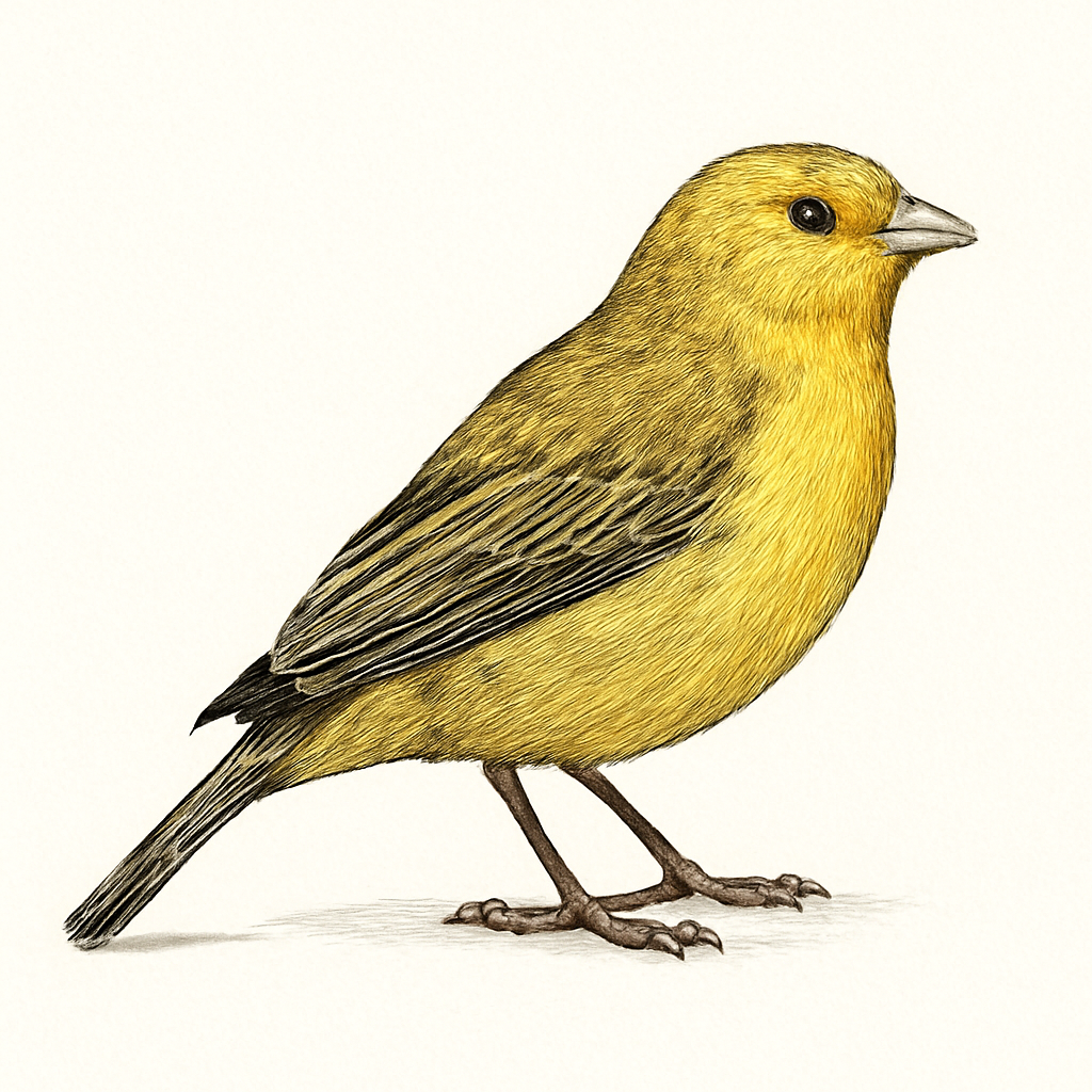 Ilustração de yellow canary