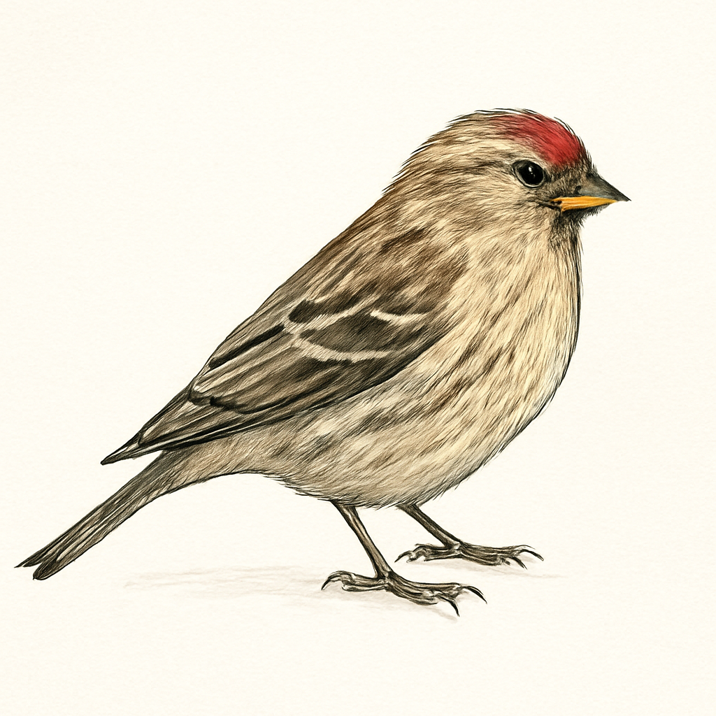 Lesser Redpoll illustration