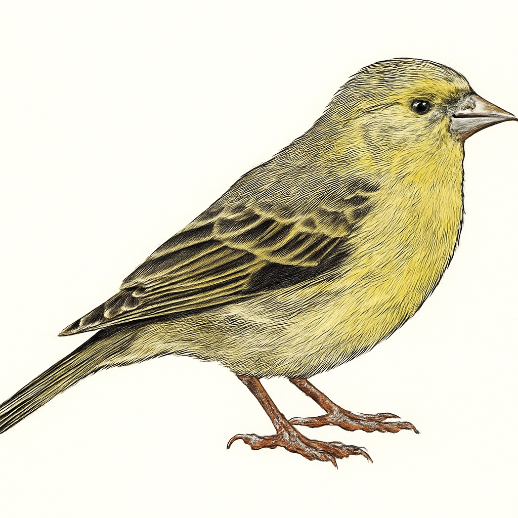Citril Finch illustration