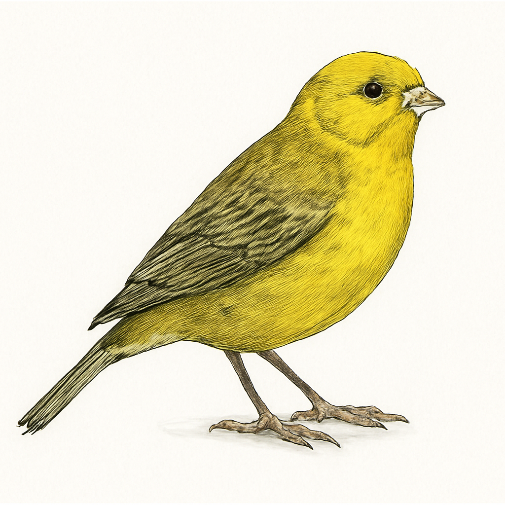 Illustration de Serin des Canaries