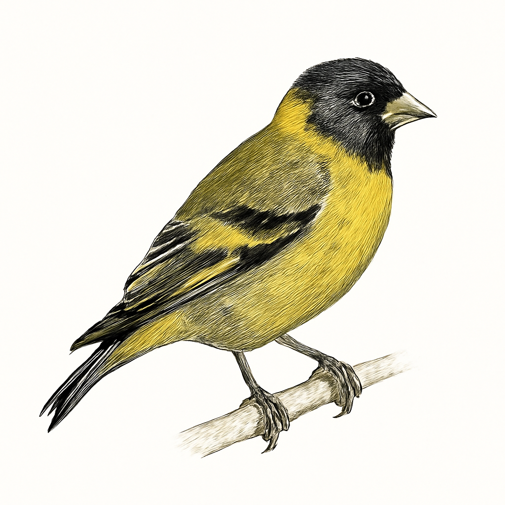 Illustration von Guatemalazeisig