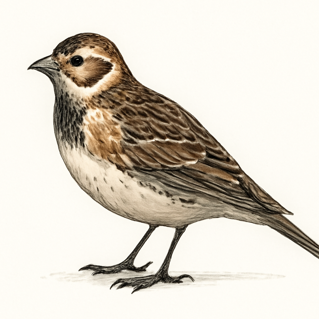 Lapland Bunting illustration