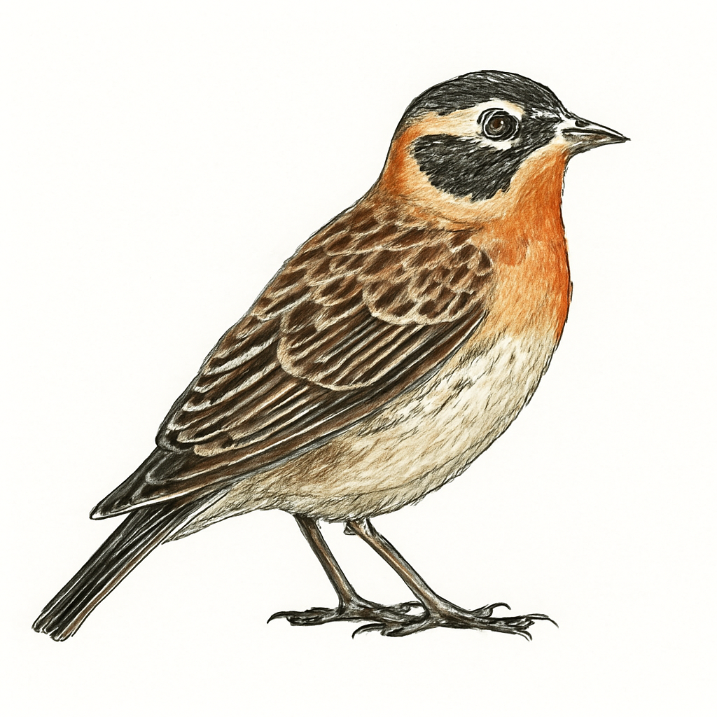 Ilustração de smith's longspur