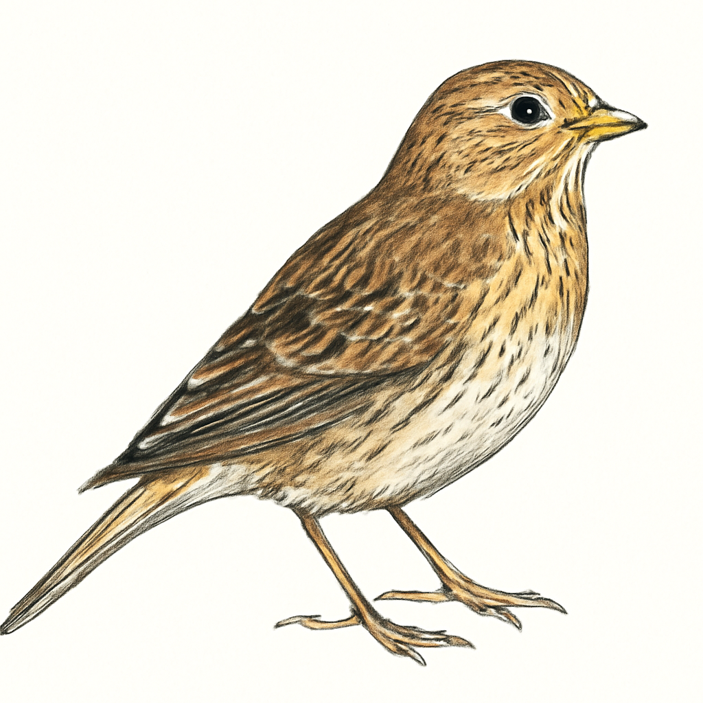Corn Bunting illustration