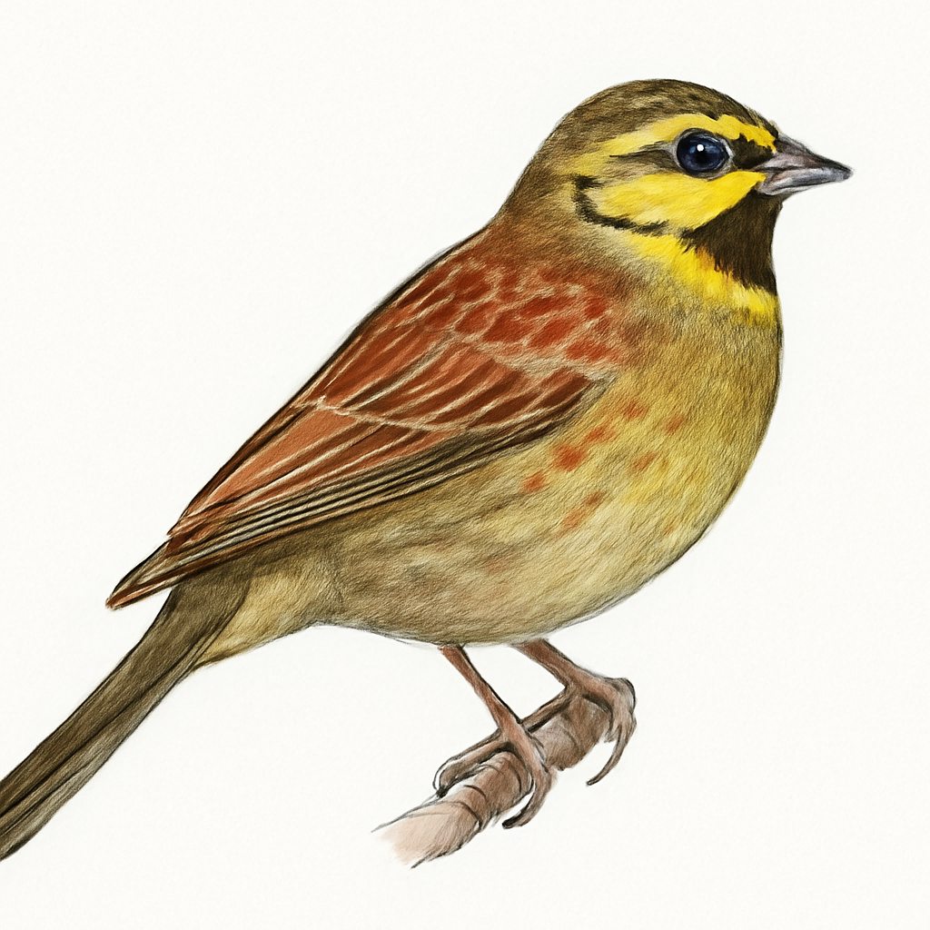 Cirl Bunting illustration