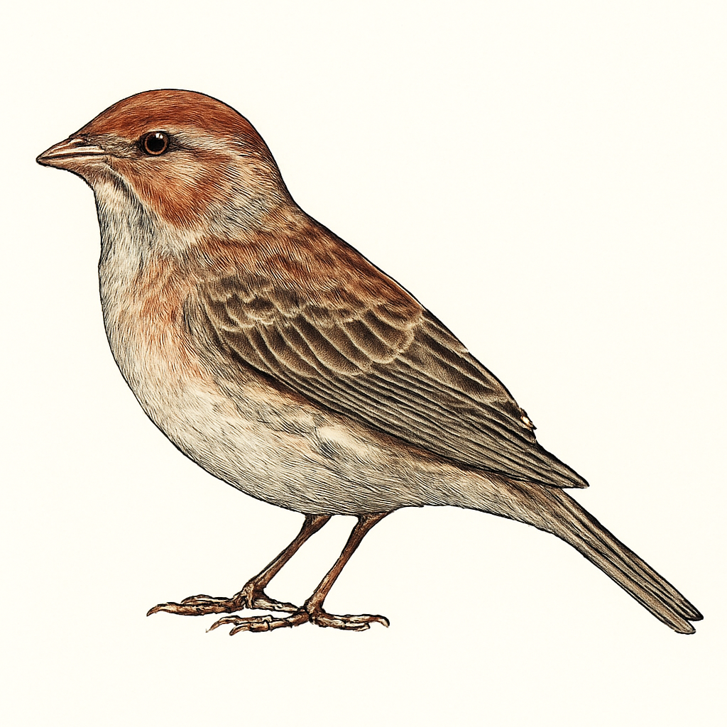 Pine Bunting illustration