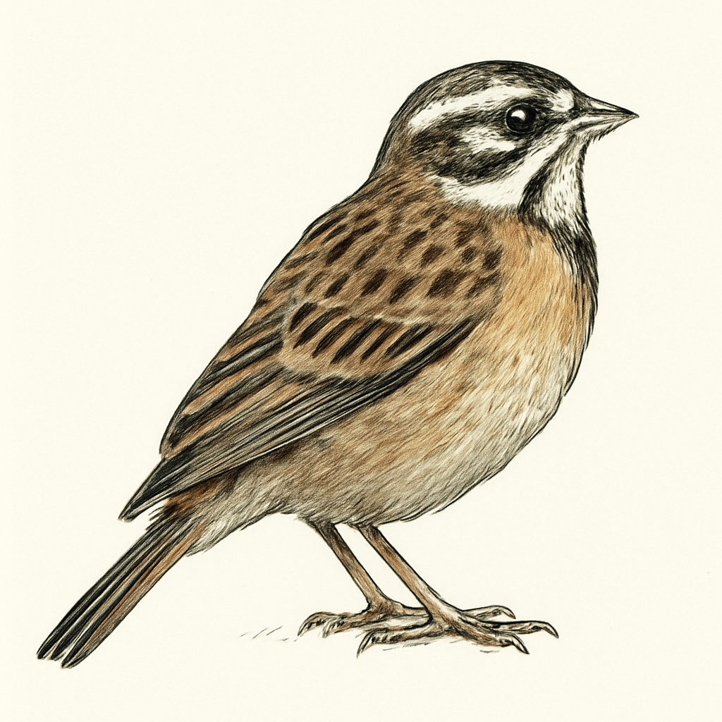 Cabanis's Bunting illustration