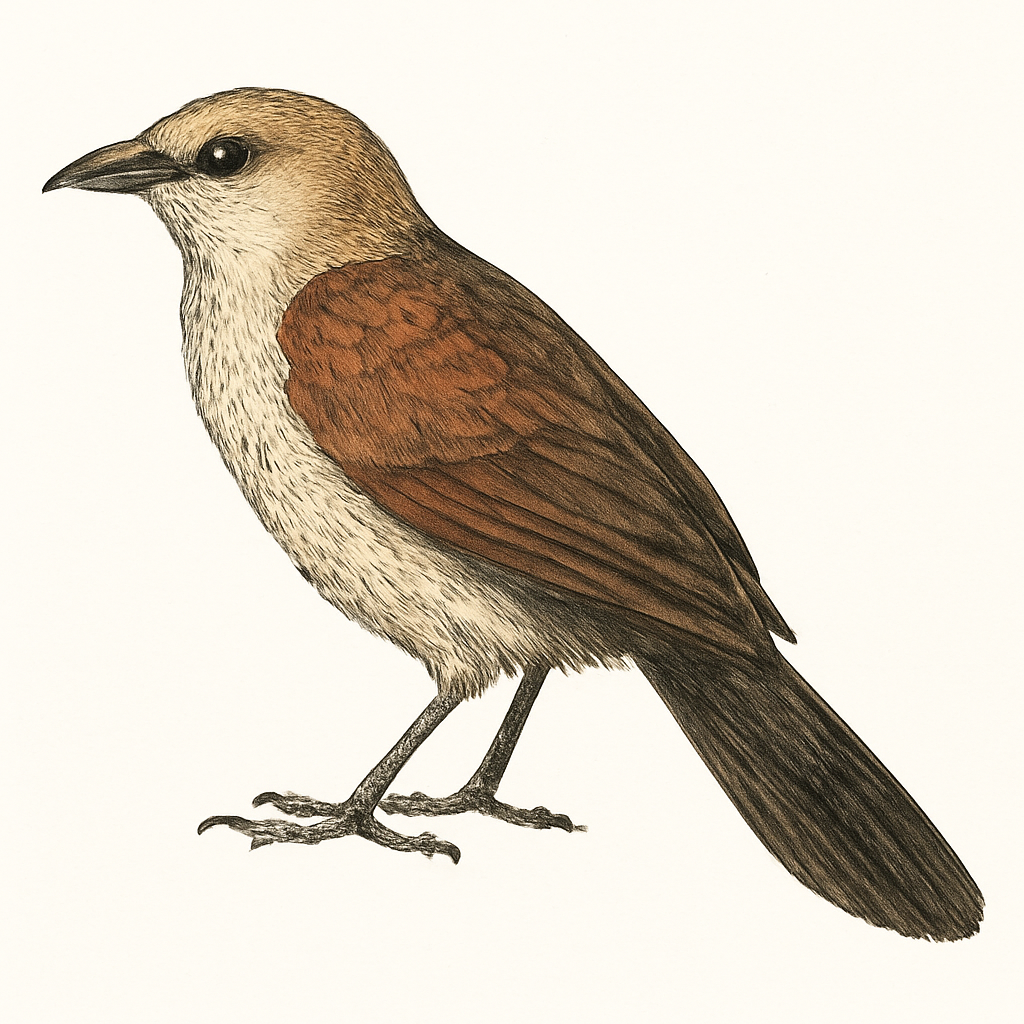 Illustration de Coucal à tête fauve