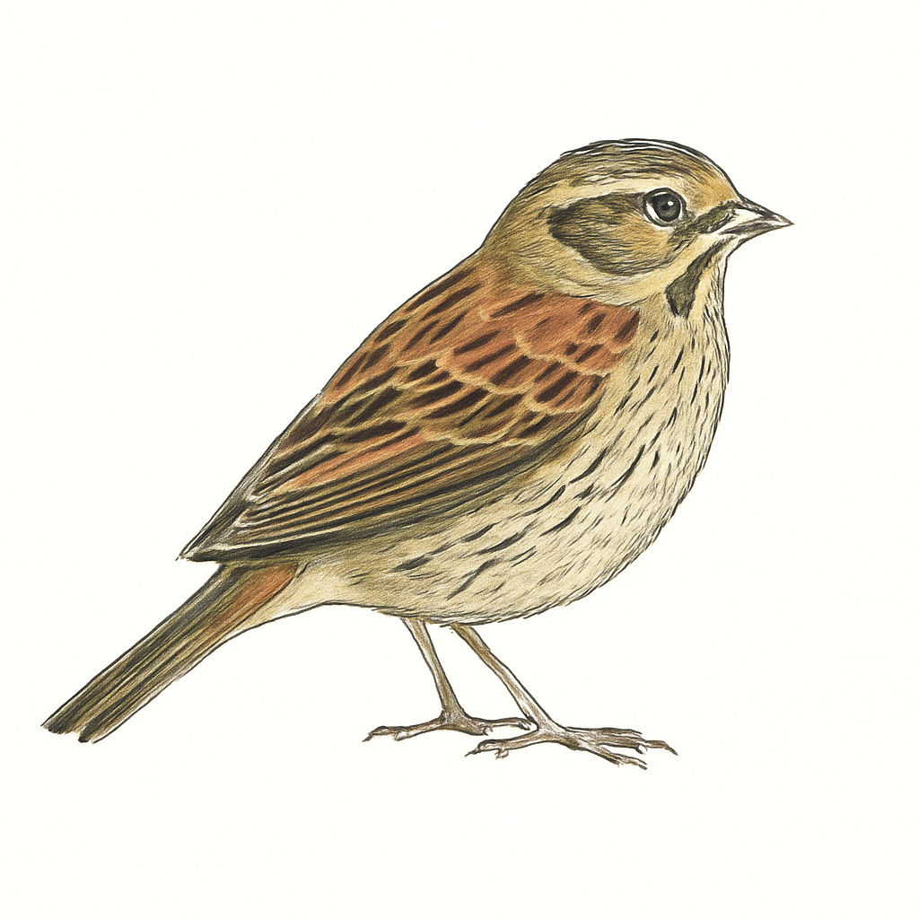Little Bunting illustration