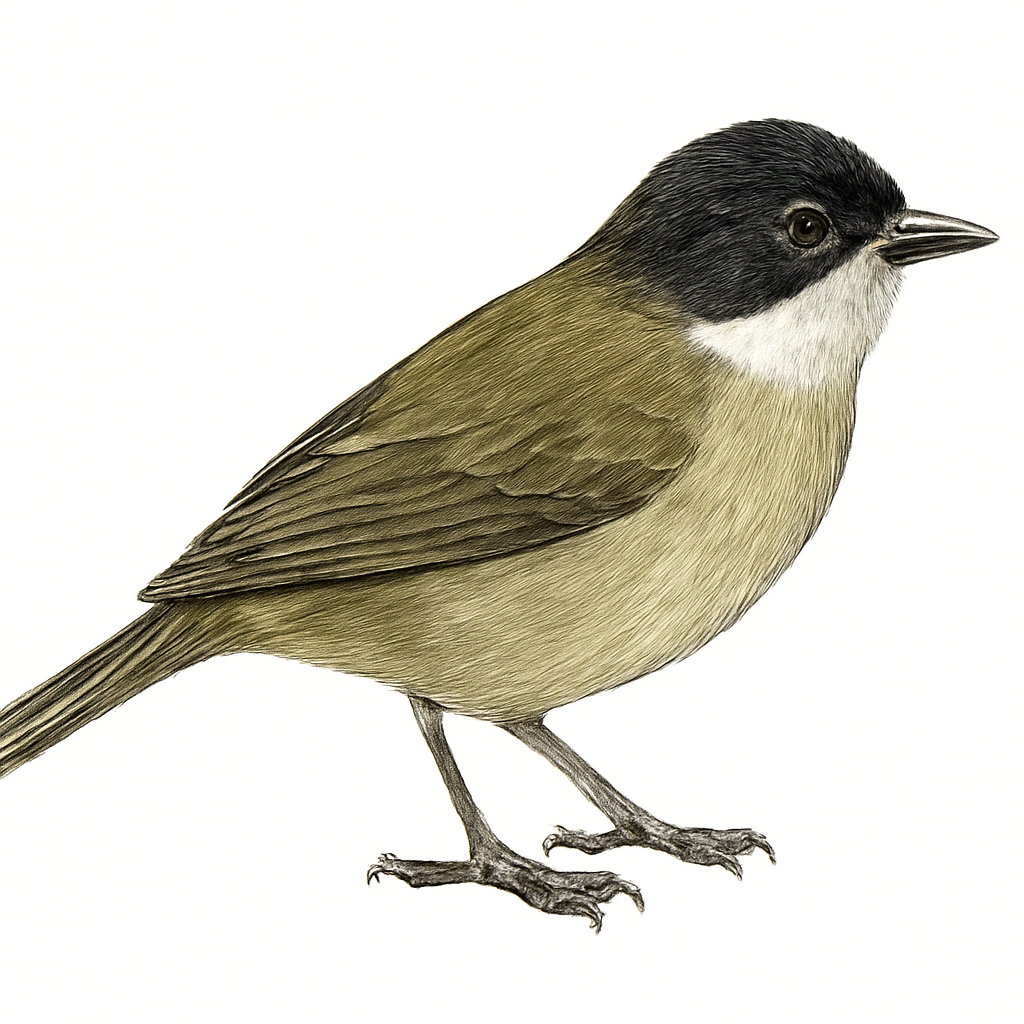 Sooty-capped Chlorospingus illustration
