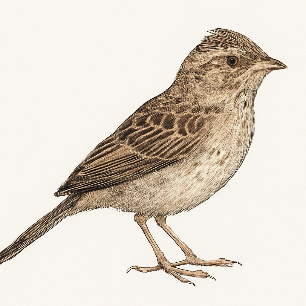 Illustrazione di Cassin's Sparrow