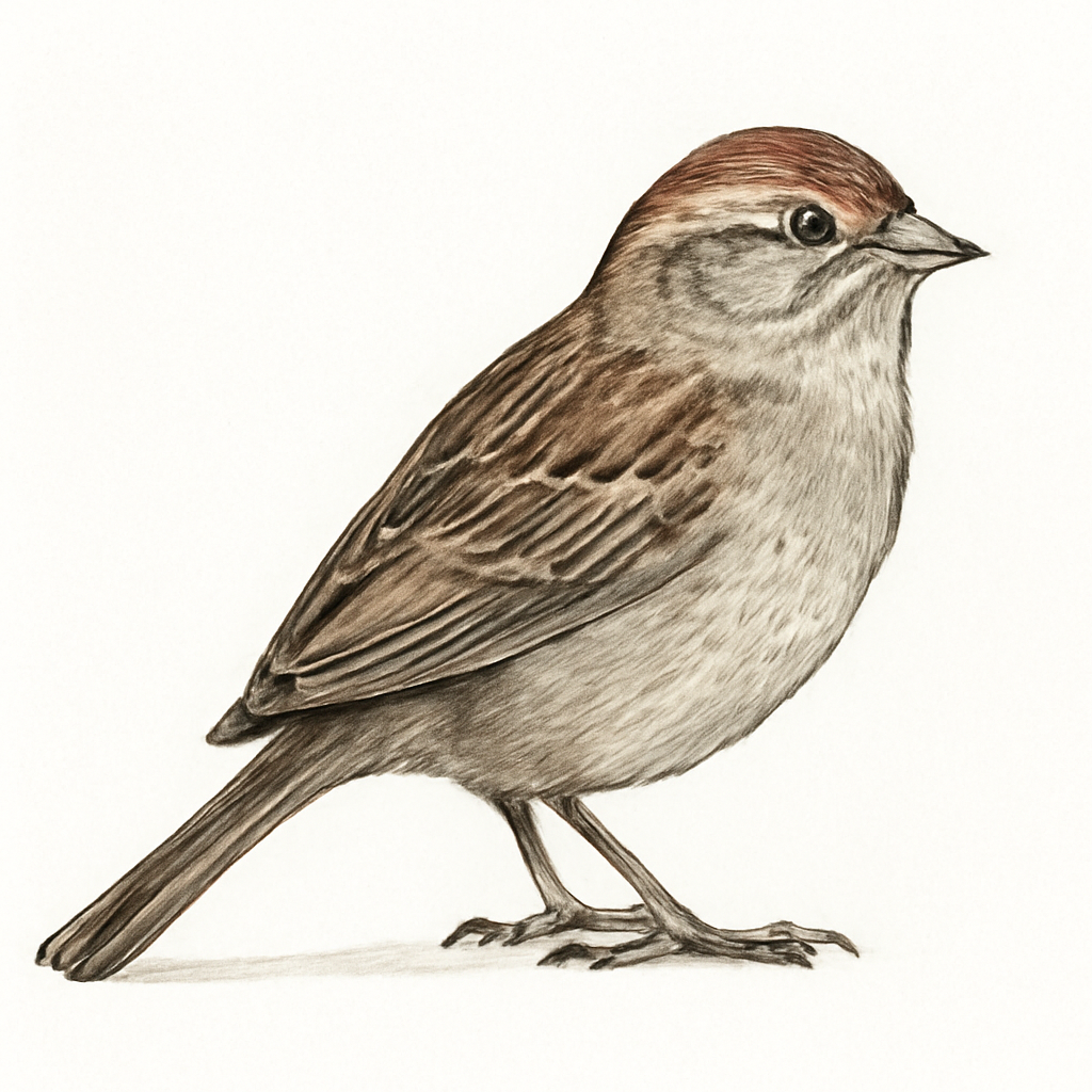 Illustrazione di Worthen's Sparrow