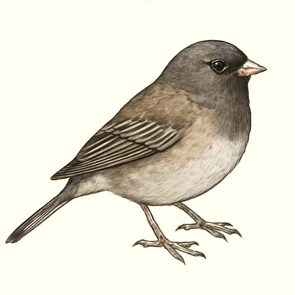 Dark-eyed Junco illustration