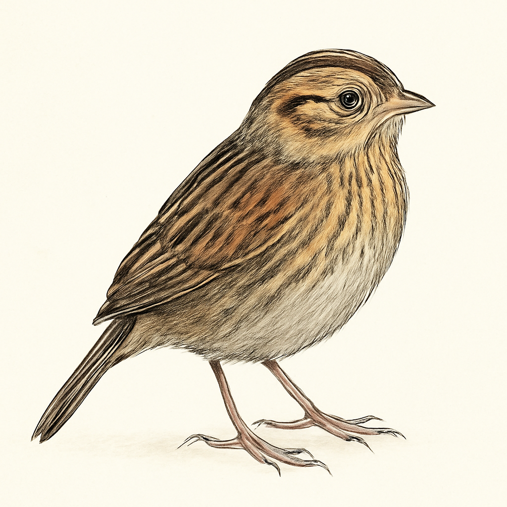 Ilustración de Chingolo de Leconte