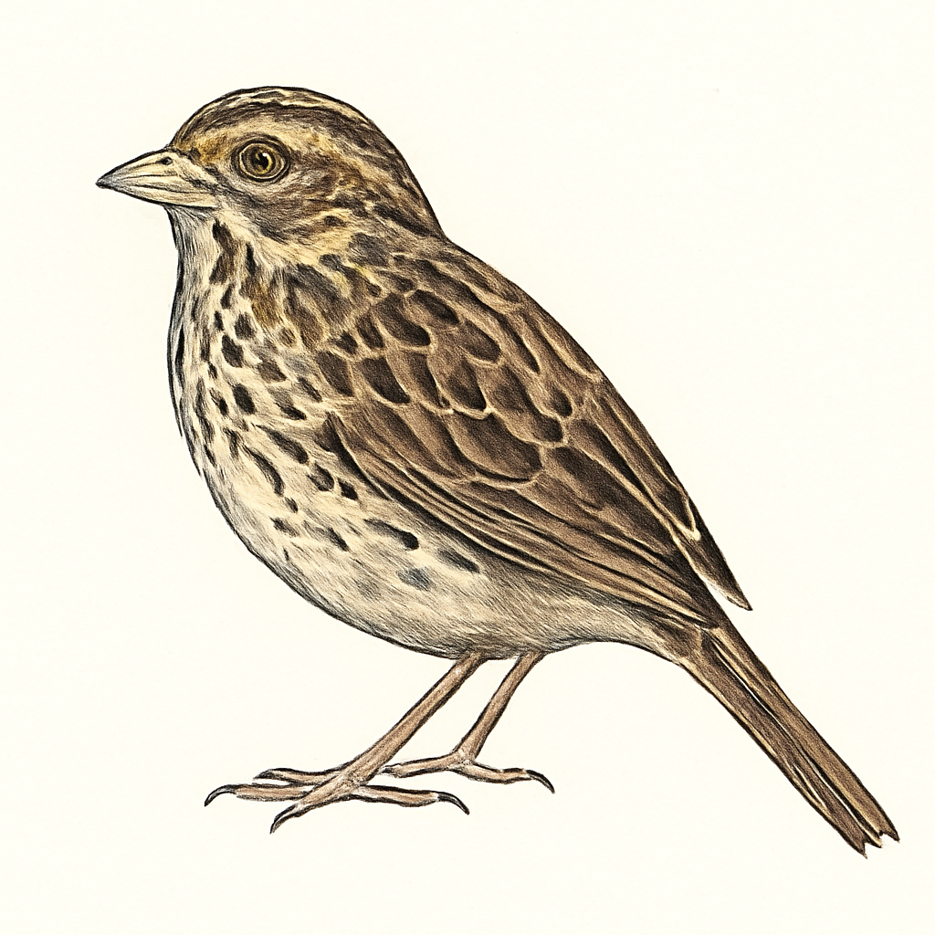Illustration von Grasammer