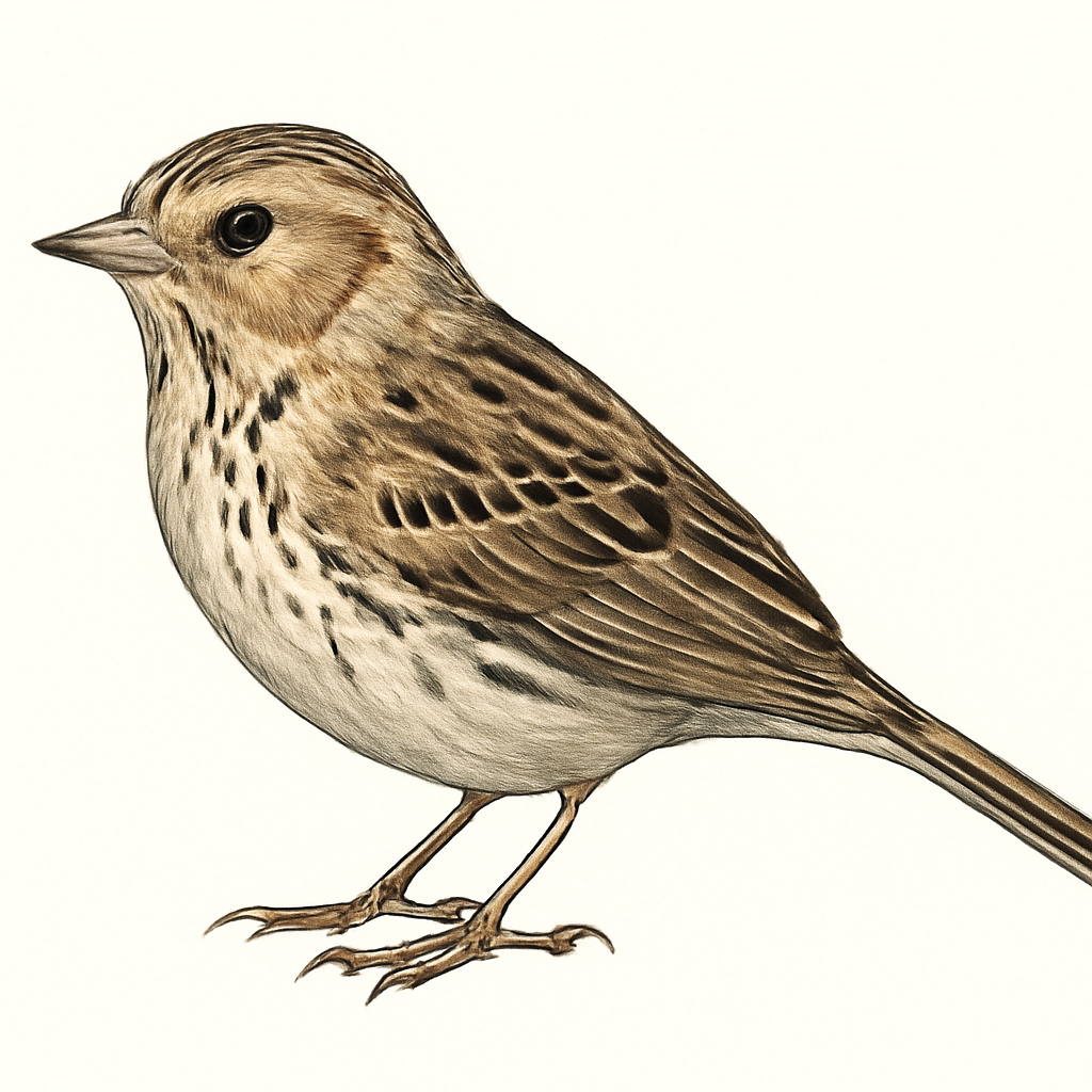 Illustrazione di Baird's Sparrow