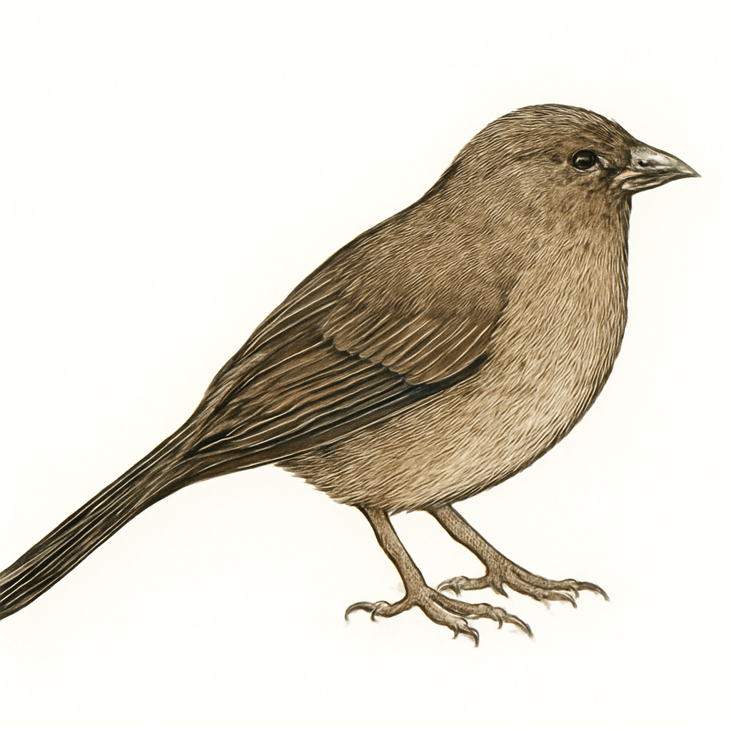 California Towhee illustration