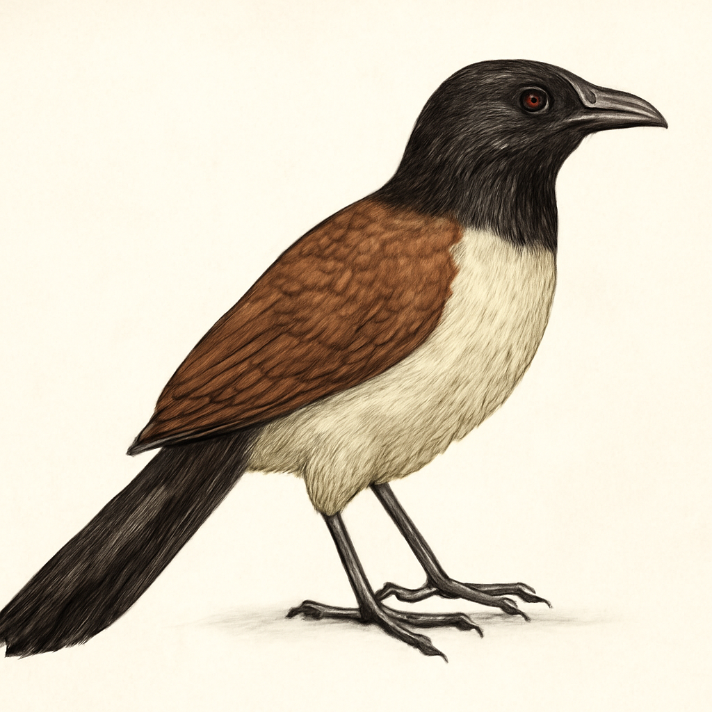 Illustrazione di Black-throated Coucal