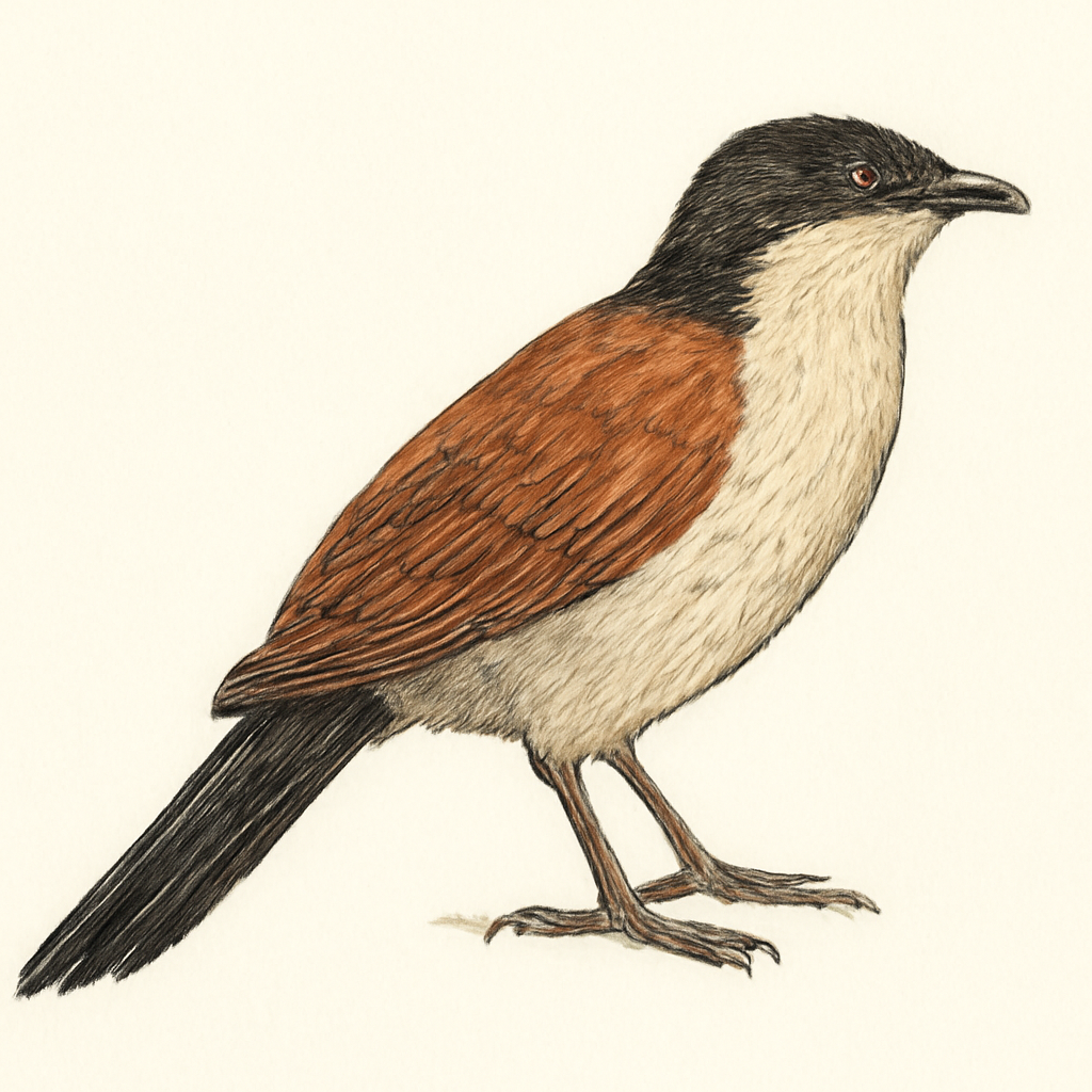 Illustration von Spornkuckuck