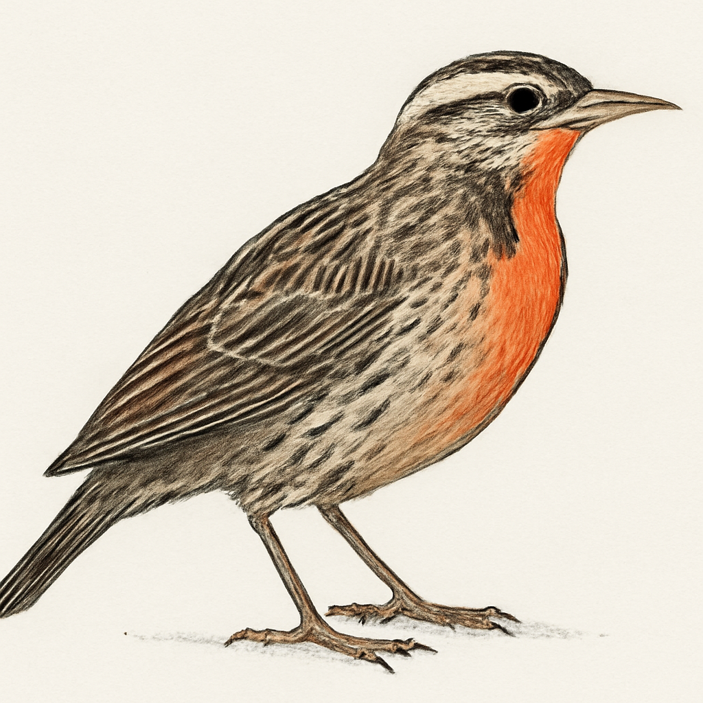 Illustrazione di Pampas Meadowlark