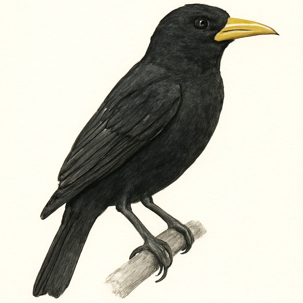 Illustrazione di Yellow-billed Cacique
