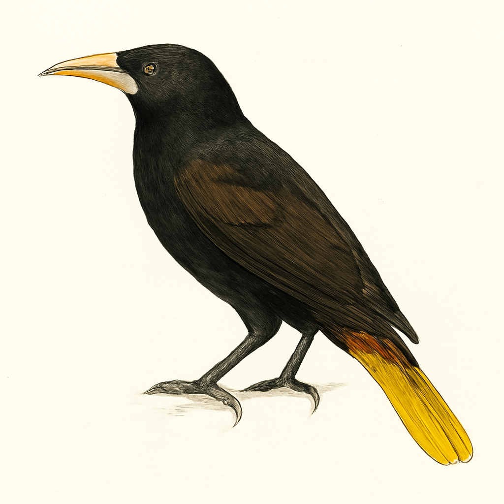 Illustrazione di Black Oropendola
