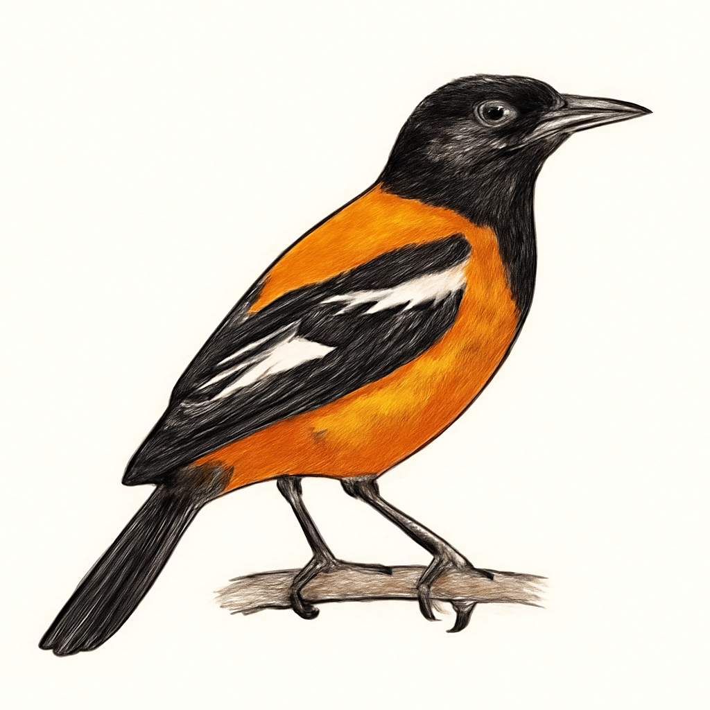 Ilustración de Turpial Amazónico