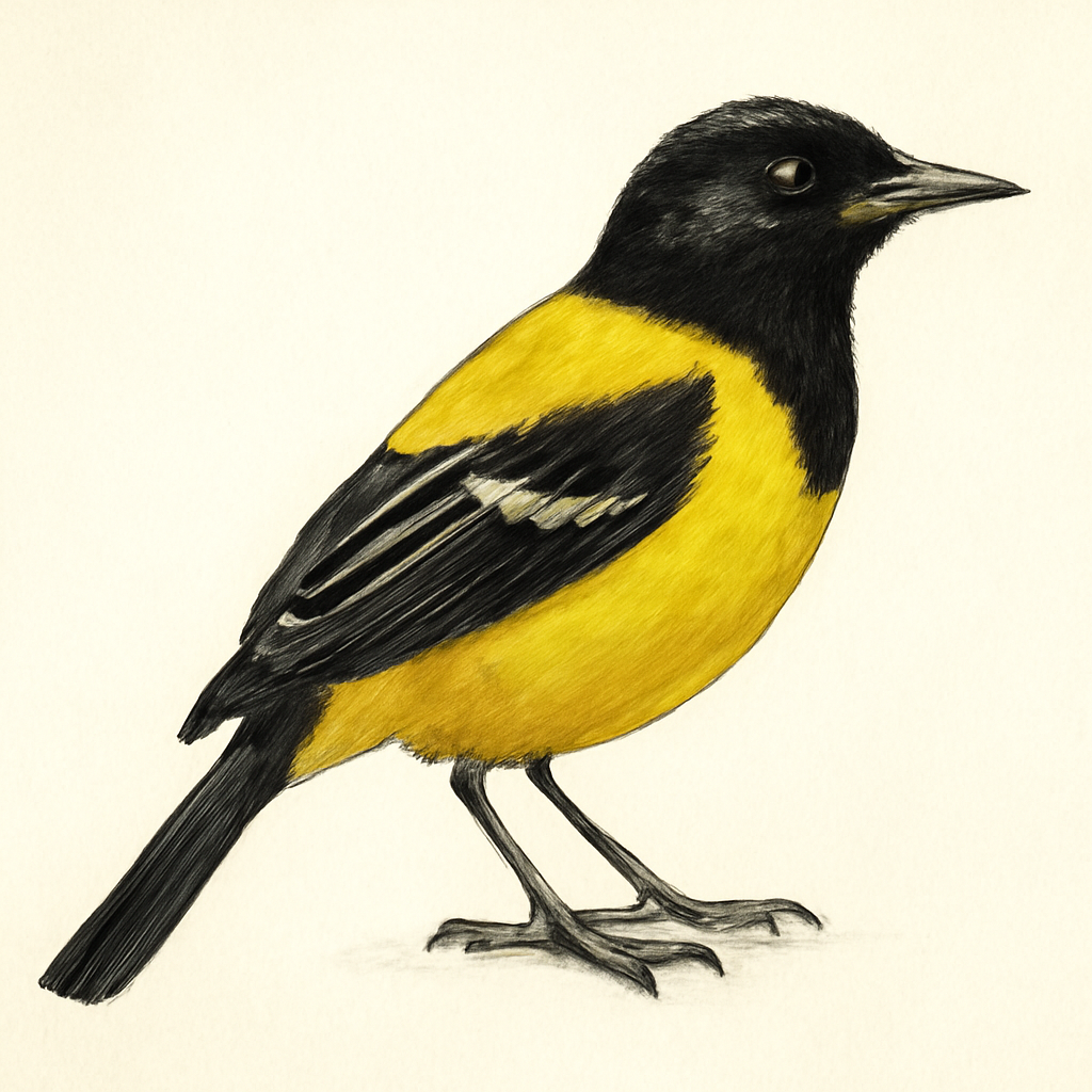 Illustrazione di Audubon's Oriole