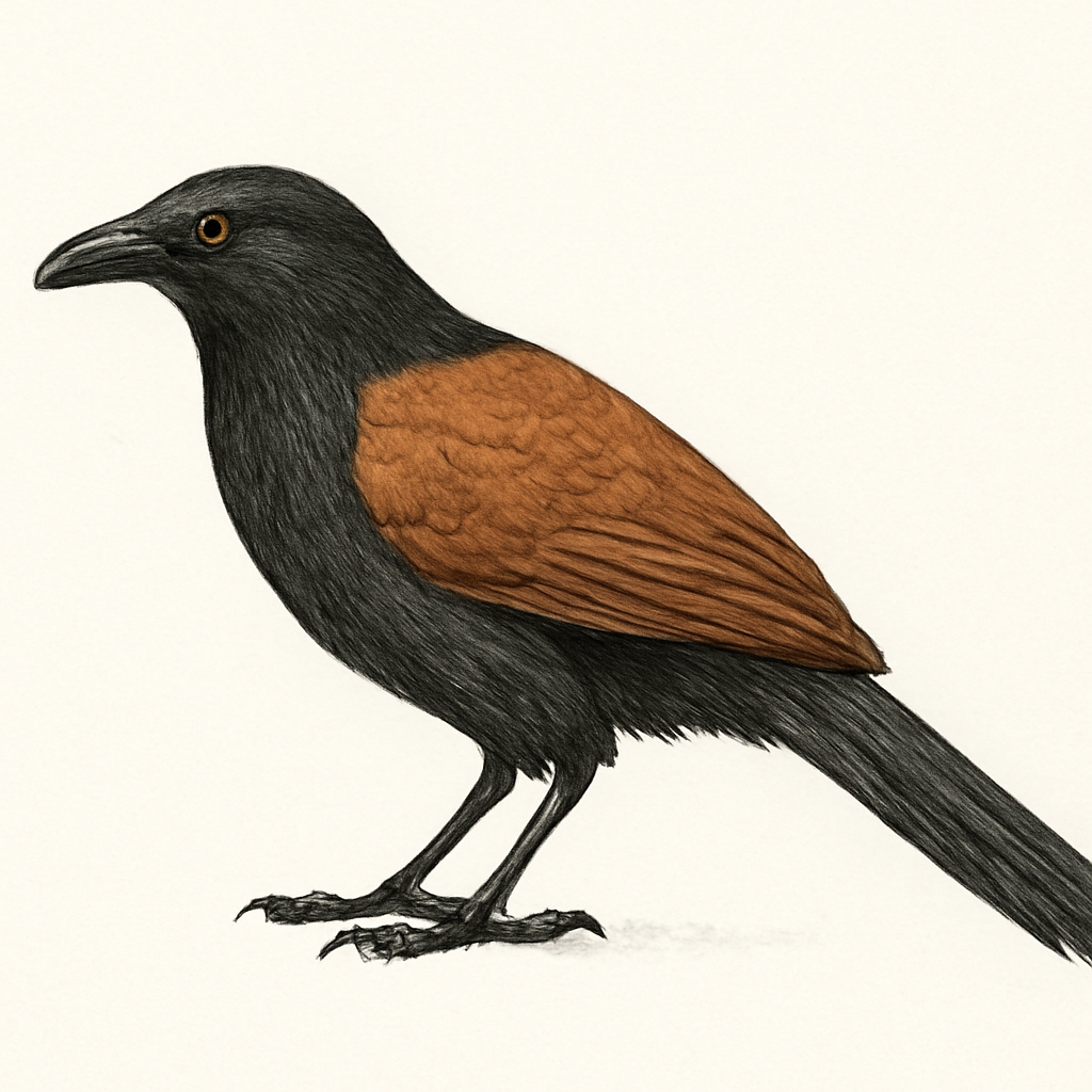 Illustrazione di Lesser Coucal
