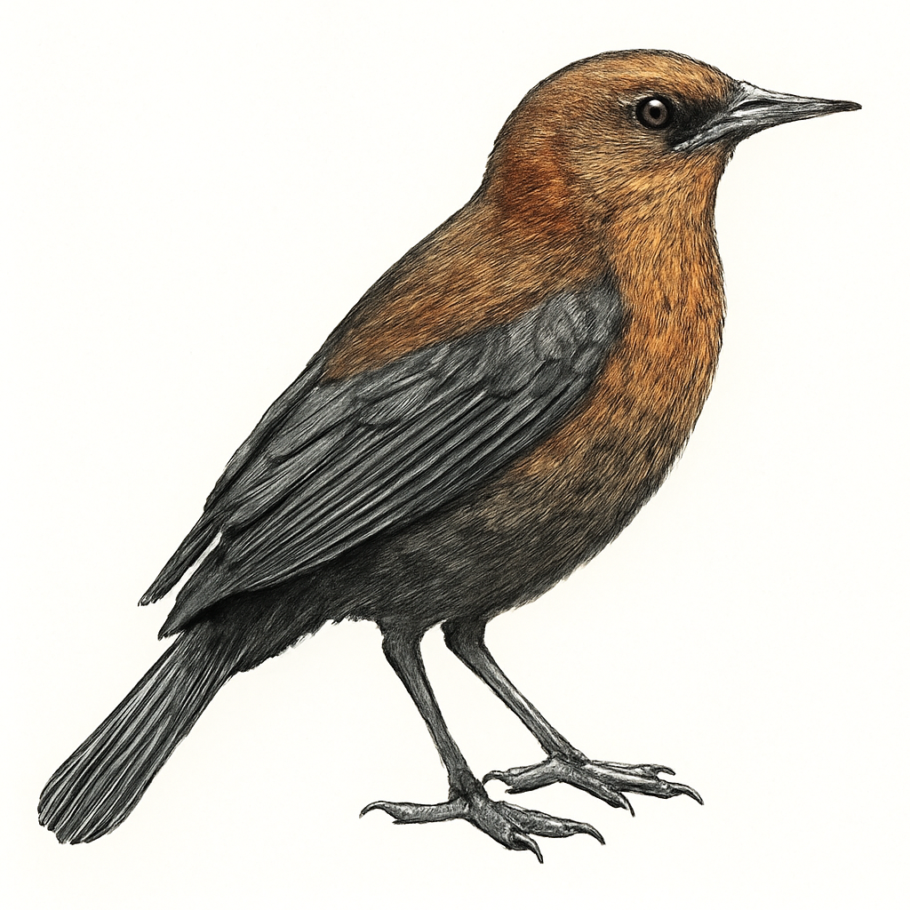 Ilustración de Zanate Canadiense