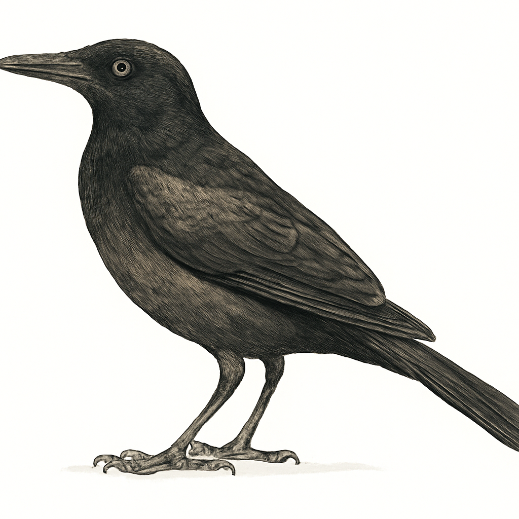 Illustration von Nicaraguagrackel