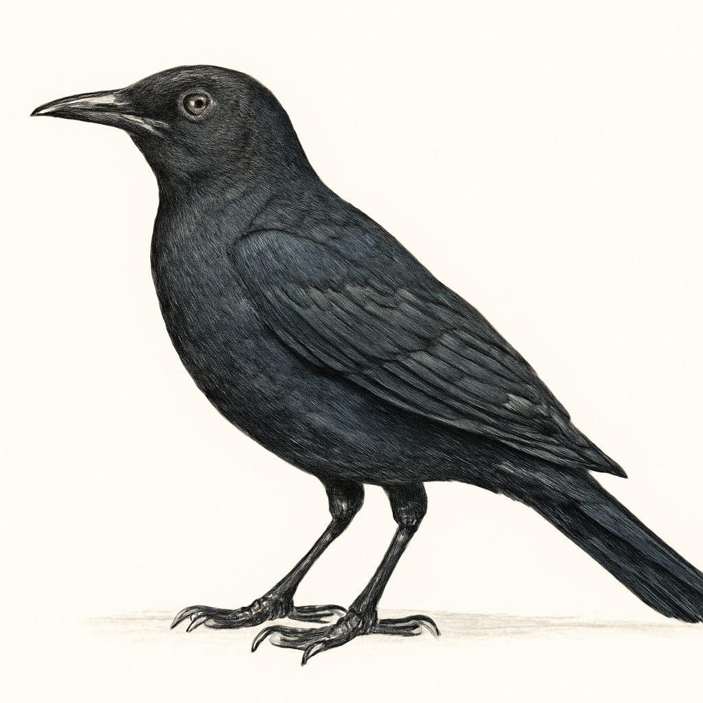 Illustrazione di Carib Grackle