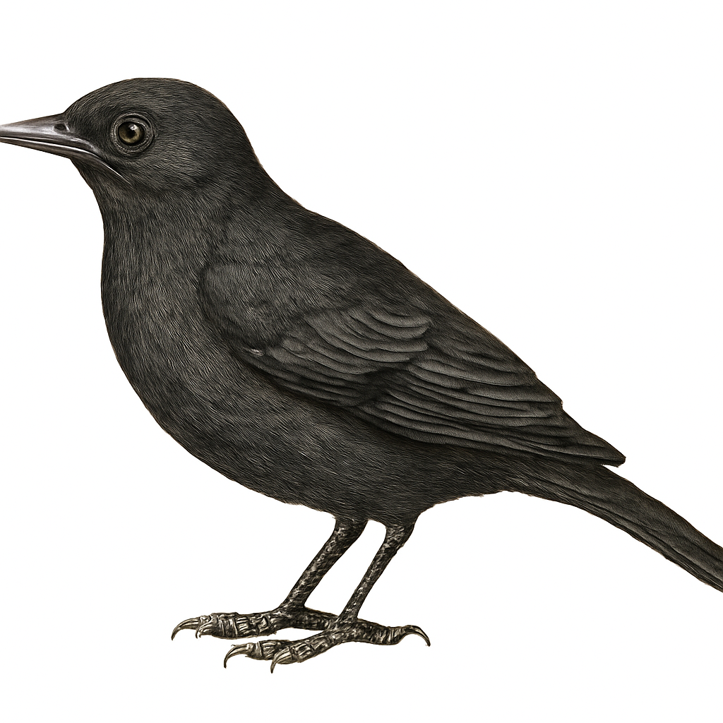 Ilustración de Tordo Patagón
