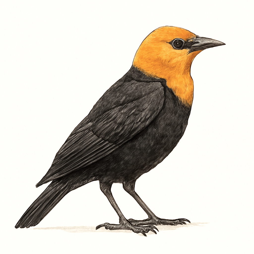 Illustration von Goldstärling
