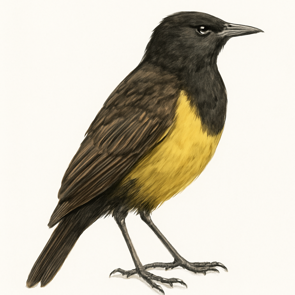 Illustrazione di Yellow-rumped Marshbird
