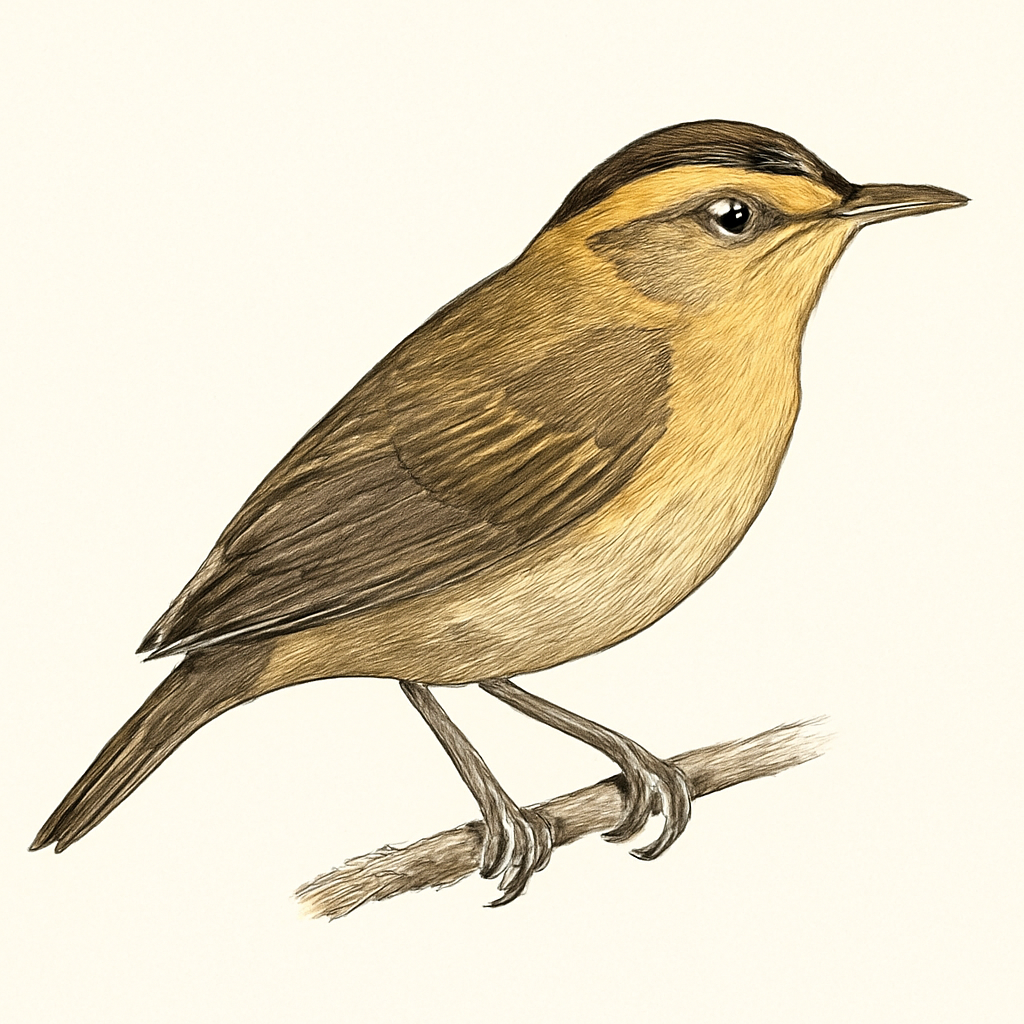 Illustration von Haldenwaldsänger