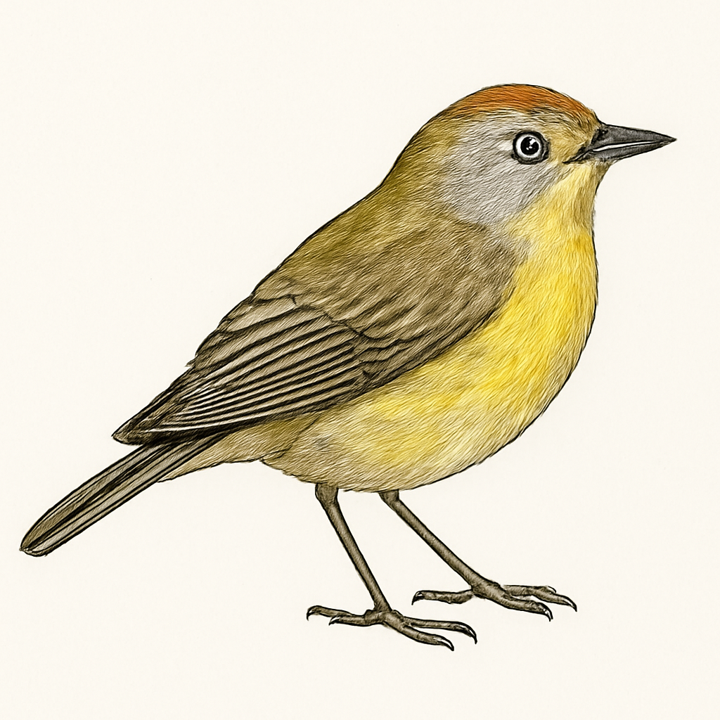 Illustrazione di Nashville Warbler