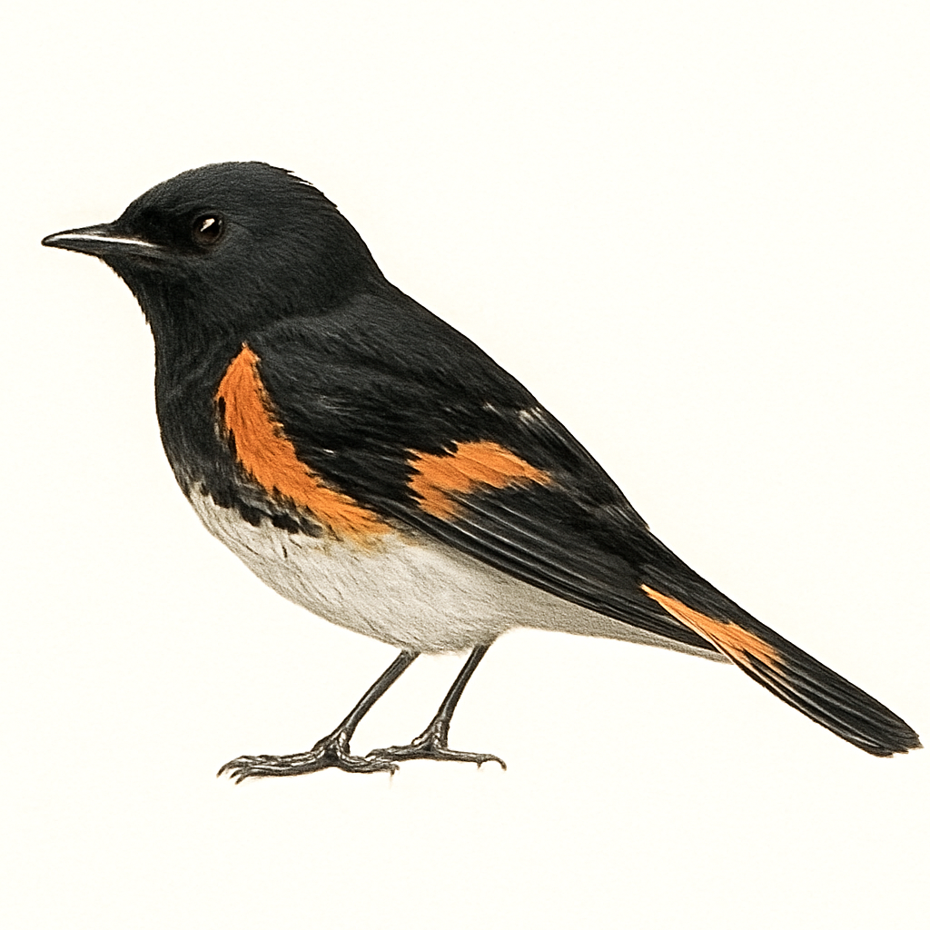 Illustrazione di American Redstart