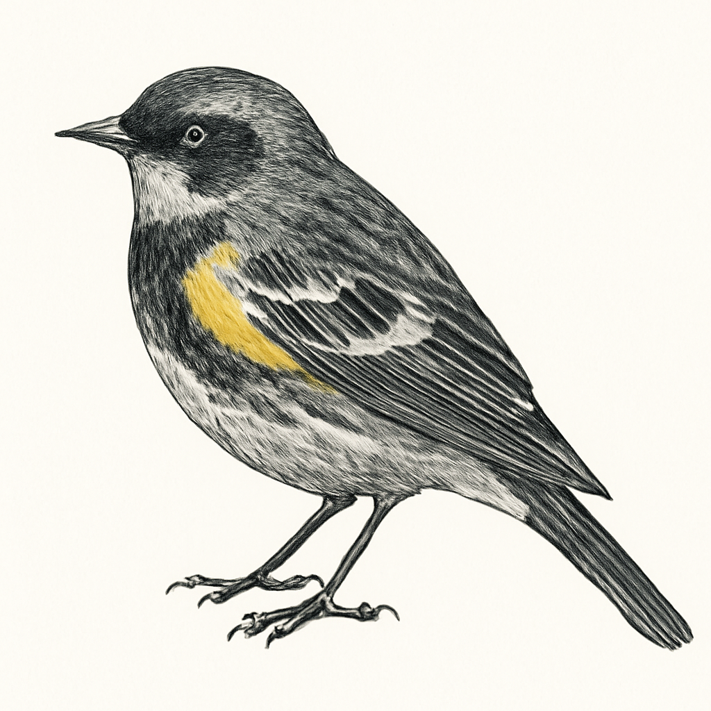 Yellow-rumped Warbler illustration