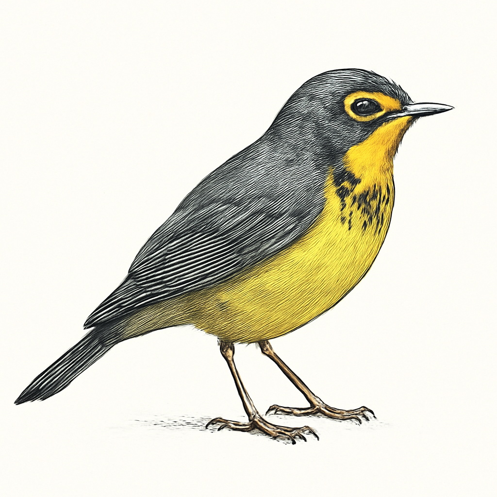 Canada Warbler illustration