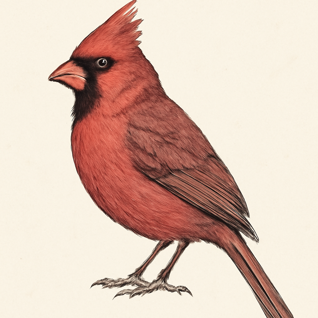 Northern Cardinal illustration