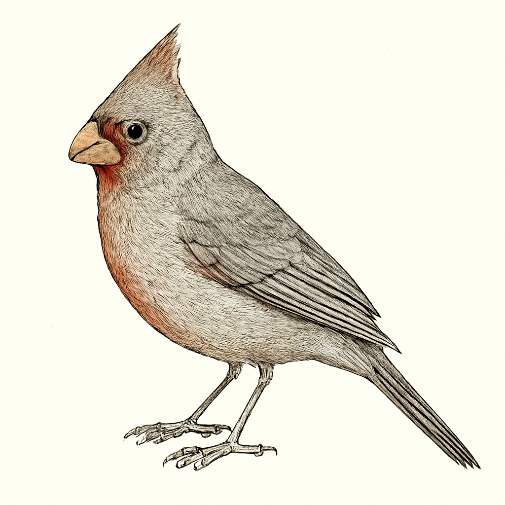 Illustration de Cardinal pyrrhuloxia