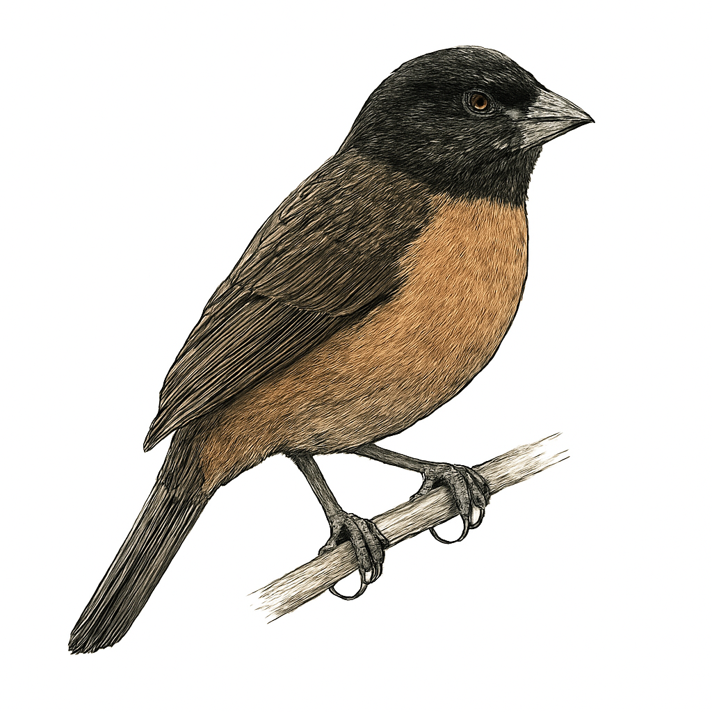 Illustration von Andenkardinal