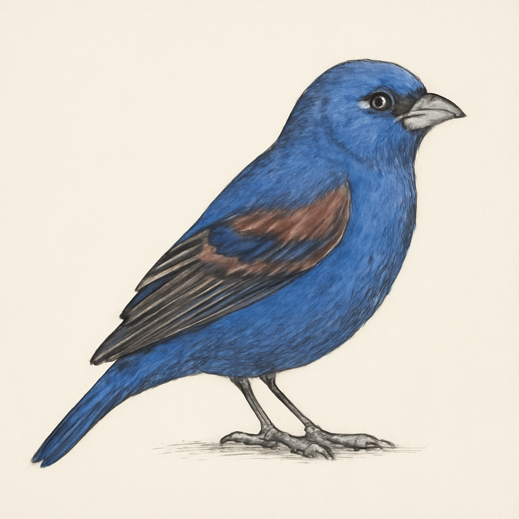 Ilustración de Azulillo Grande