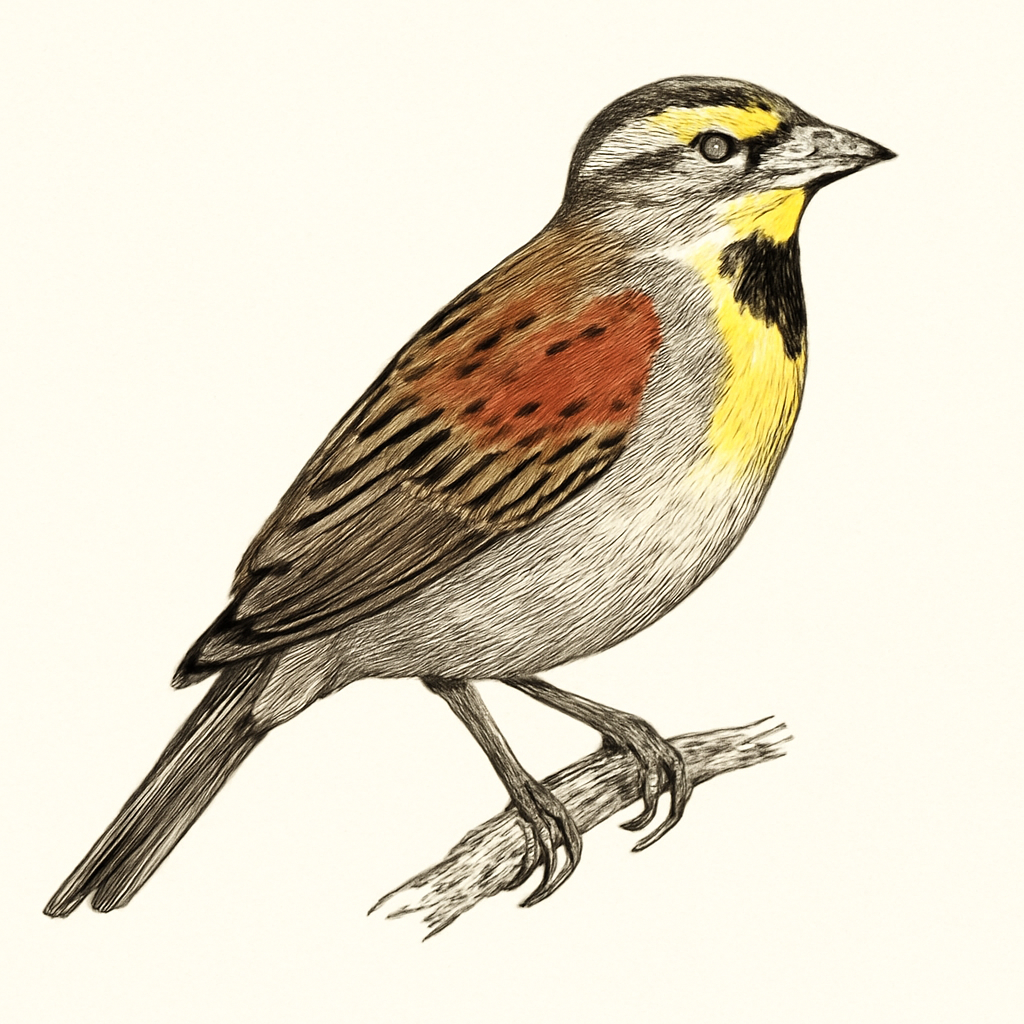 Dickcissel illustration