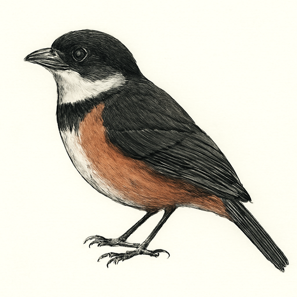 Illustration von Flügelbindentangare