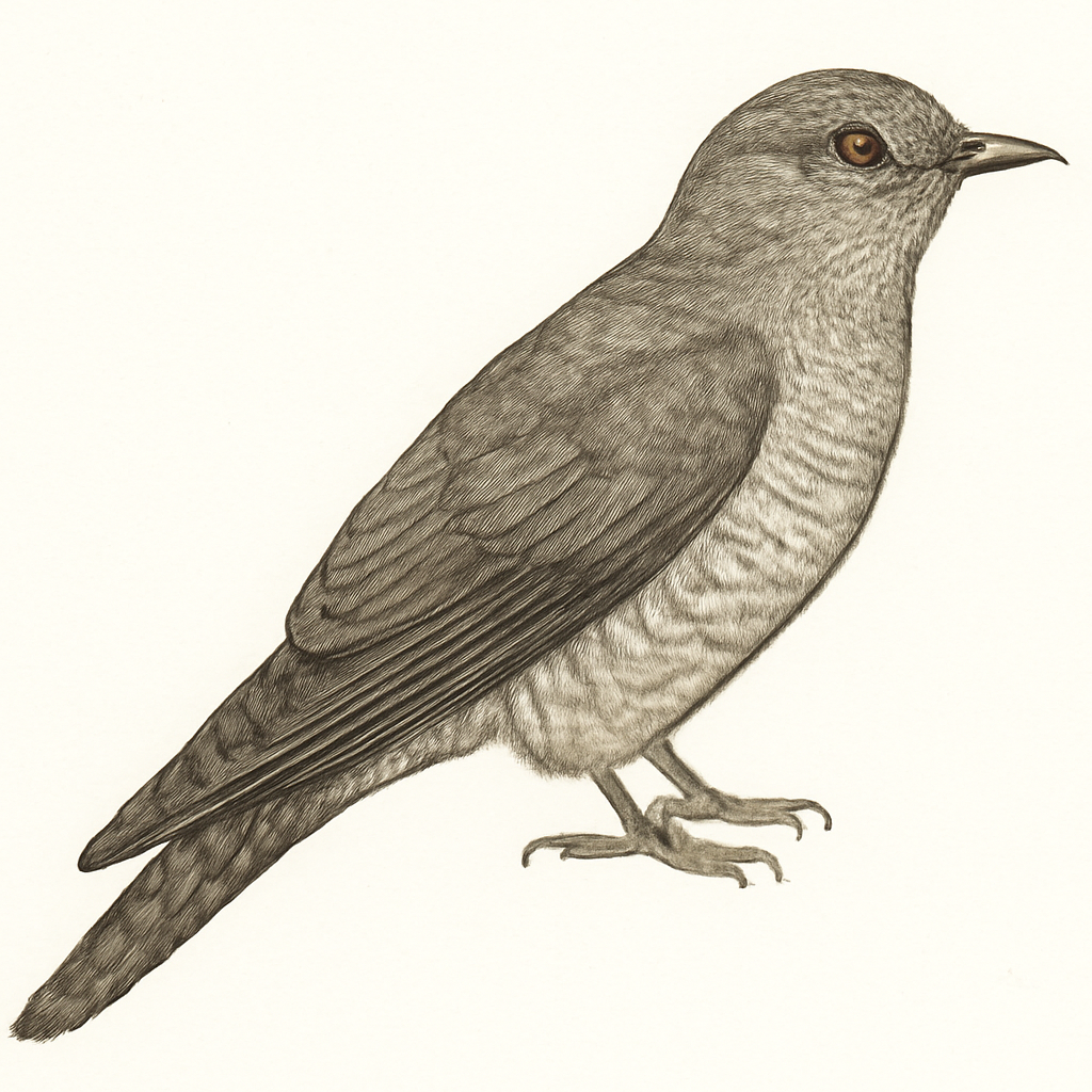 Ilustración de Cuclillo Ceniciento